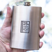 8oz Insert Coin To Play Stainless Steel flask