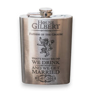 8oz PERSONALIZED That's What We Do Get Married Stainless Steel Flask