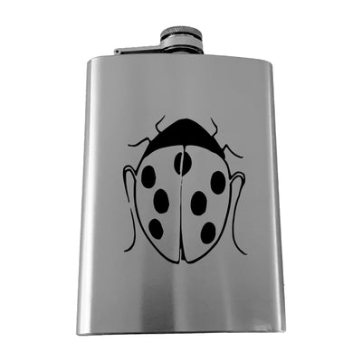 8oz LadyBug Flask