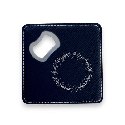 Coaster W/ BOTTLE OPENER - The One - SET OF 2