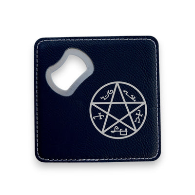 Coaster W/ BOTTLE OPENER - Demon Trap - SET OF 2