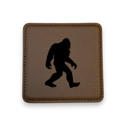 Coaster - Bigfoot Sasquatch - SET OF 2 - Leather or Stitched Cork