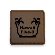 Coaster - Hawaii Five-0 - SET OF 2 - Leather or Stitched Cork