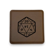 Coaster - D20 - SET OF 2 - Leather or Stitched Cork