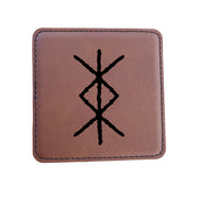 Coaster - Viking Protection Rune - SET OF 2 - Leather or Stitched Cork