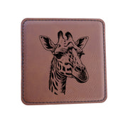 Coaster - Giraffe - SET OF 2 - Leather or Stitched Cork