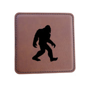 Coaster - Bigfoot Sasquatch - SET OF 2 - Leather or Stitched Cork