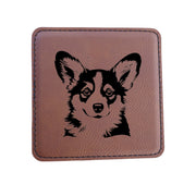 Coaster - Corgi - SET OF 2 - Leather or Stitched Cork