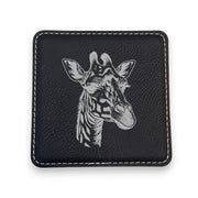 Coaster - Giraffe - SET OF 2 - Leather or Stitched Cork