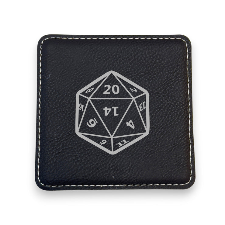 Coaster - D20 - SET OF 2 - Leather or Stitched Cork