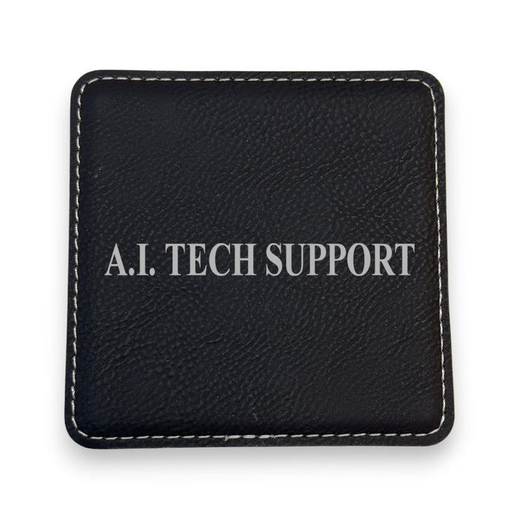 Coaster - A.I. Tech Support - SET OF 2 - Leather or Stitched Cork