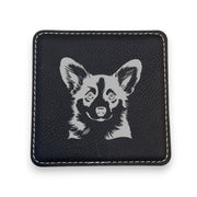 Coaster - Corgi - SET OF 2 - Leather or Stitched Cork