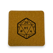 Coaster - D20 - SET OF 2 - Leather or Stitched Cork