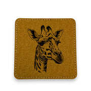 Coaster - Giraffe - SET OF 2 - Leather or Stitched Cork