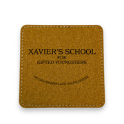 Coaster - Xaviers School for the Gifted and Talented - SET OF 2 - Leather or Stitched Cork