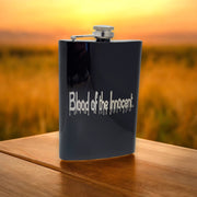 8oz BLACK Blood of the Innocent Flask