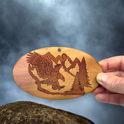 Eagle Mountain - Cedar Ornament