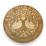 Sign - CUSTOM - Cead Mile Failte - Celtic Tree of Life Sign