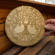 Sign - CUSTOM - Cead Mile Failte - Celtic Tree of Life Sign