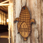 Worlds Best Farm Hand Corn on the cob - Cedar Ornament