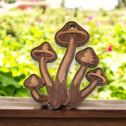 Mushroom Set - Cedar Ornament