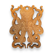 Ornament - Octopus - Raw Wood