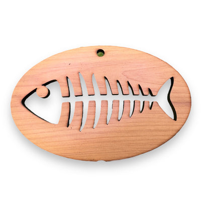 Bone Fish CEDAR Ornament