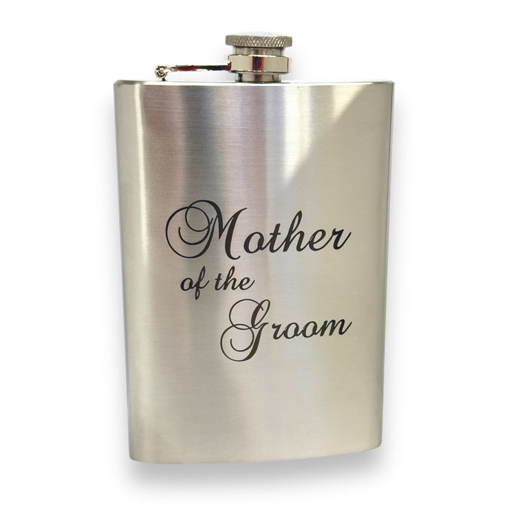 8oz Mother of the Groom Stainless Steel Flask