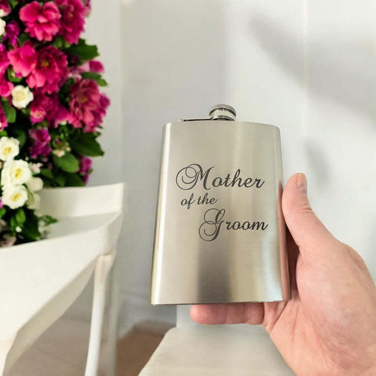 8oz Mother of the Groom Stainless Steel Flask