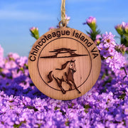 Chincoteague Island VA - Cedar Ornament