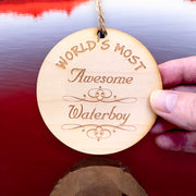 Worlds most Awesome Waterboy - Ornament