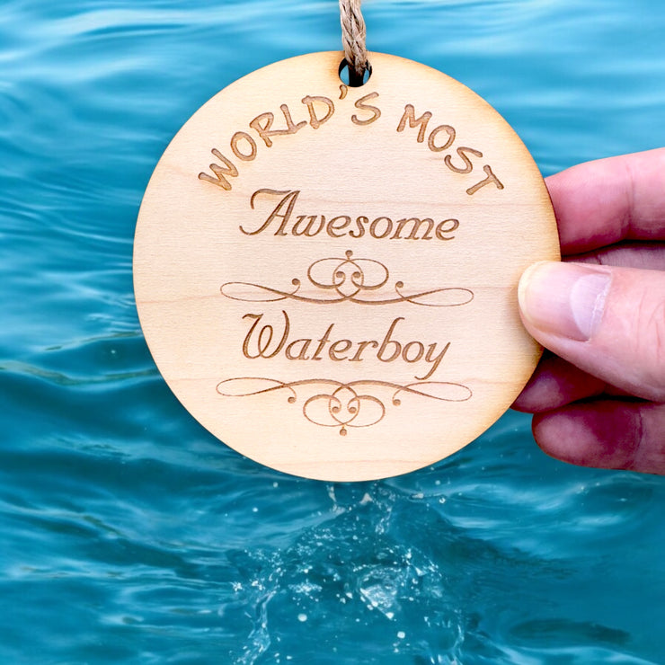 Worlds most Awesome Waterboy - Ornament