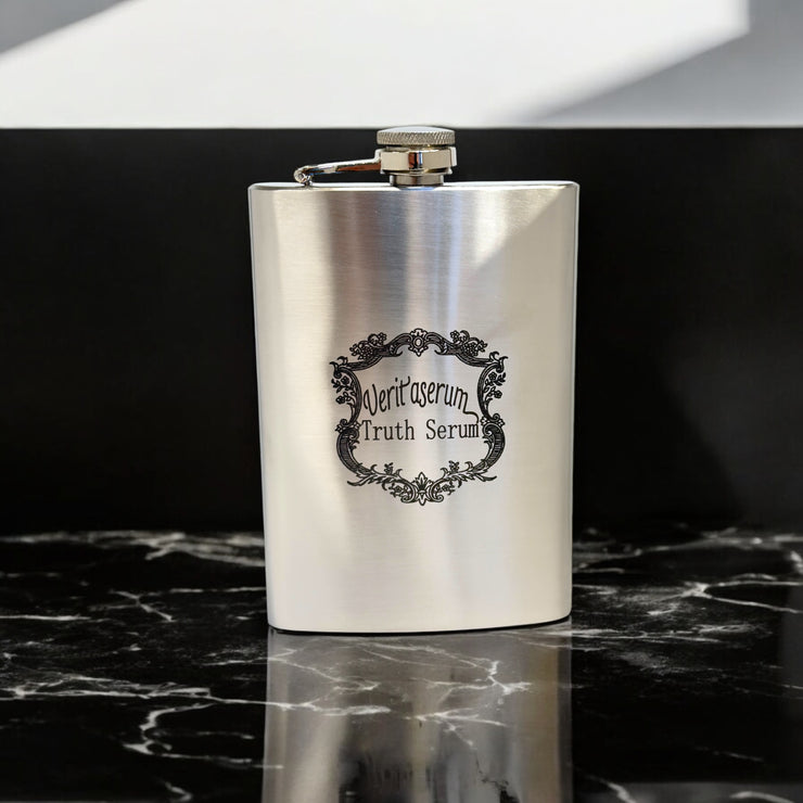 8oz Veritaserum Truth Serum Stainless Steel Flask