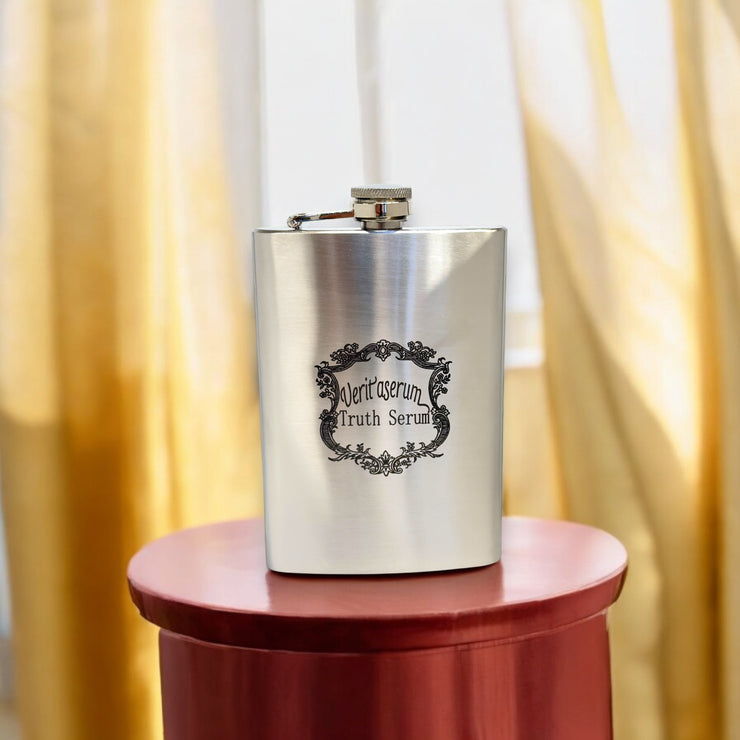 8oz Veritaserum Truth Serum Stainless Steel Flask