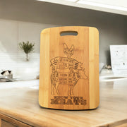 Know Your Meats Cutting Board 14''x9.5''x.5'' Bamboo