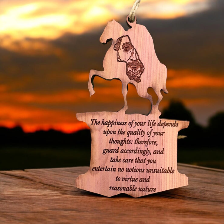 CEDAR The Happiness of your life Marcus Aurelius Ornament