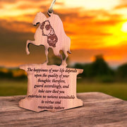 CEDAR The Happiness of your life Marcus Aurelius Ornament