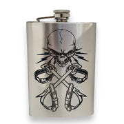 8oz Lineman 3 Stainless Steel Flask