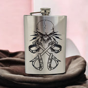 8oz Lineman 3 Stainless Steel Flask