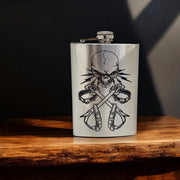 8oz Lineman 3 Stainless Steel Flask