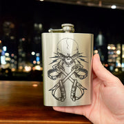 8oz Lineman 3 Stainless Steel Flask