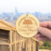 Louisiana's Greatest Catan Player - Ornament - Raw Wood