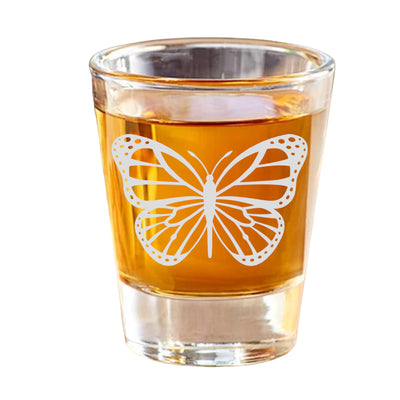 2oz Monarch Shotglass LASER