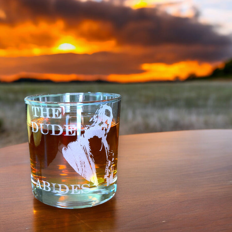 Rocks Glass - The Dude Abides - Double Old Fashioned