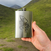 8oz Dealer of Death Grim Reaper Stainless Steel Flask