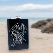 8oz Gargoyle BLACK Flask