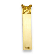 Bookmark - Corgi Dog - Birch wood