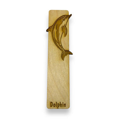 Bookmark - Dolphin - Birch wood
