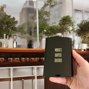 8oz BLACK World's Okayest Brother Flask