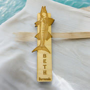 Bookmark - PERSONALIZED Barracuda - Birch wood